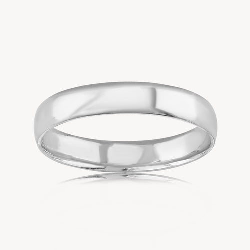 Argolla Confort Delgada Blanca 2.6gr