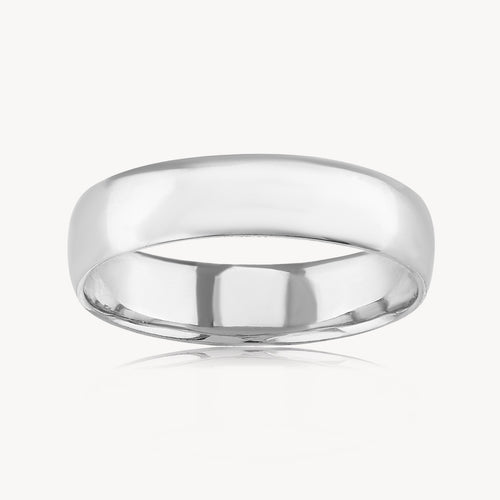 Argolla Confort Ancha Blanca 3.8gr