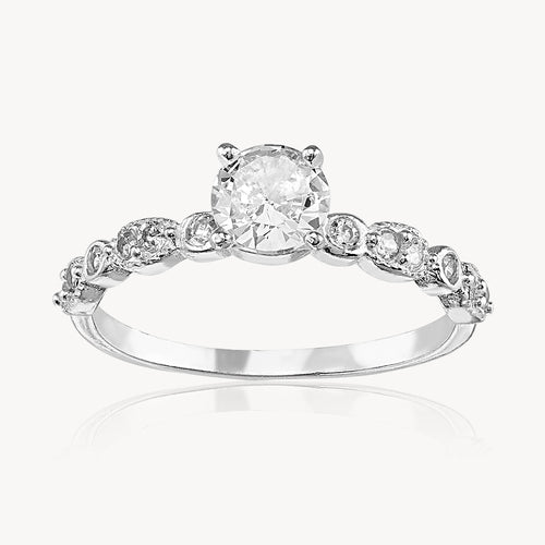 Anillo Solitario 4U Churumbela 2x1 2.0gr