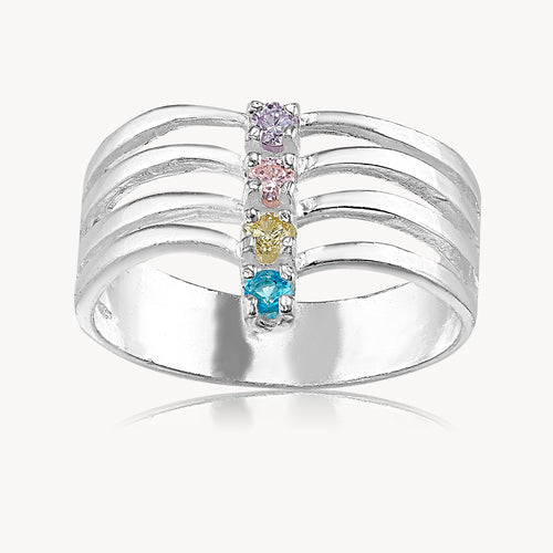 Anillo Churumbela Vertical 3.5gr