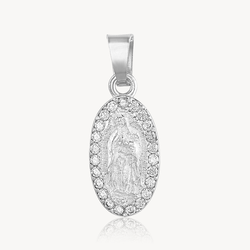 Dije Medalla Virgen Oval C/P DP020