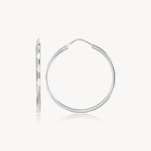 Arracada Facetada 2.7cm WP004