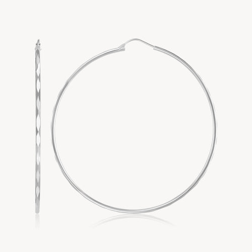 Arracada Facetada 6.5cm WP008