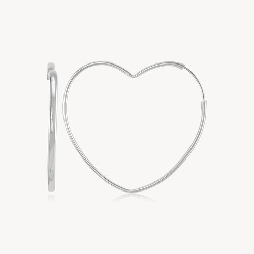 Arracada Corazón Liso #2 WP028