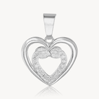Dije Doble Corazón Infinito DP035