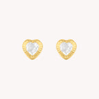 Broquel Corazón Diamantado #3 OB028