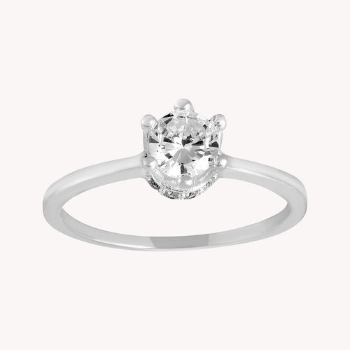 Anillo Solititario Coronita PA002