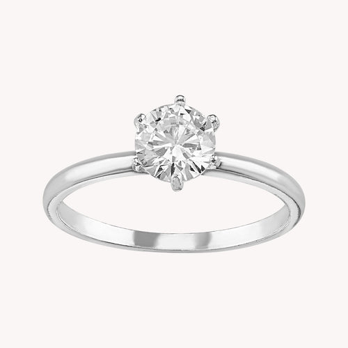 Anillo Solitario 6U PA003