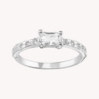 Anillo Solitario Recta PA009