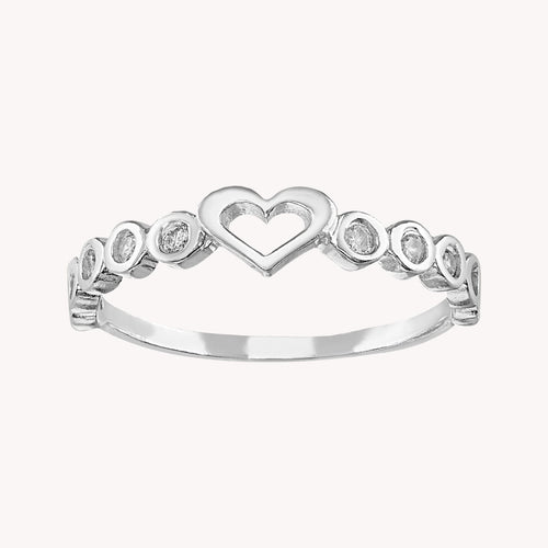 Anillo Corazón Puntos PA025