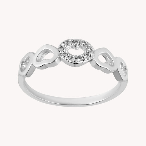 Anillo Corazónes PA027