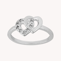 Anillo Corazónes entrelazados PA029
