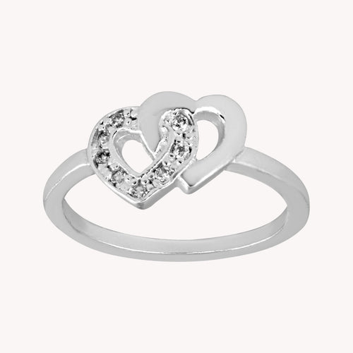 Anillo Corazónes entrelazados PA029