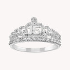 Anillo Corona 15 años C/P PA031