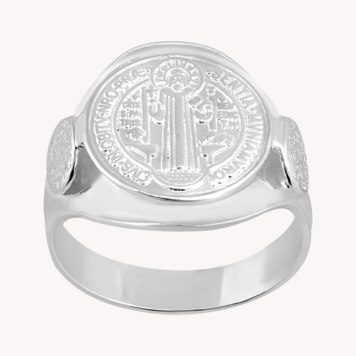 Anillo Medalla San Benito PA039