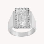 Anillo Virgen Placa PA042
