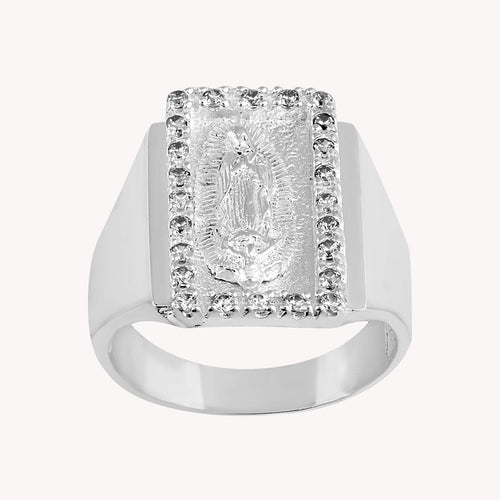 Anillo Virgen Placa PA042
