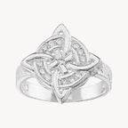 Anillo Nudo de Bruja Círculo PA044