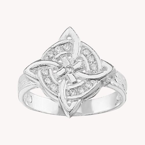 Anillo Nudo de Bruja Círculo PA044