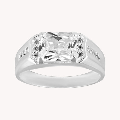 Anillo Cuadro Caballero PA056