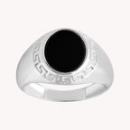 Anillo Onix Grecas Caballero PA058