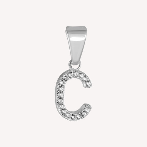 Dije Inicial Con Piedra Chica PD057