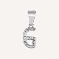 Dije Inicial Con Piedra Chica PD057