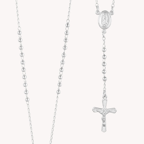 Rosario Liso Virgen 2mm PR001