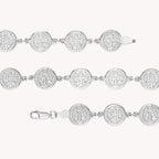 Pulso Medalla San Benito 18cm PU039