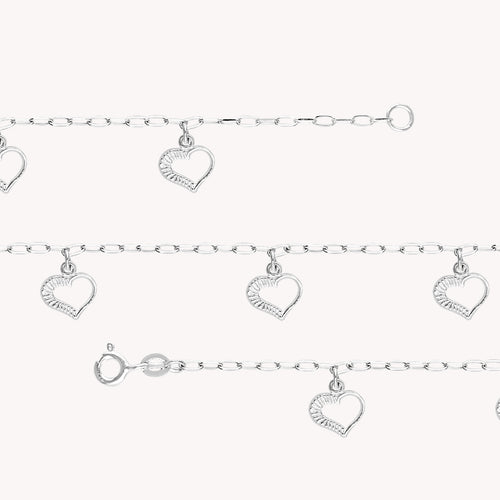 Pulso Corazón Colgante 18cm PU045