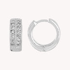 Arracada Huggie Doble Churumbela PW021
