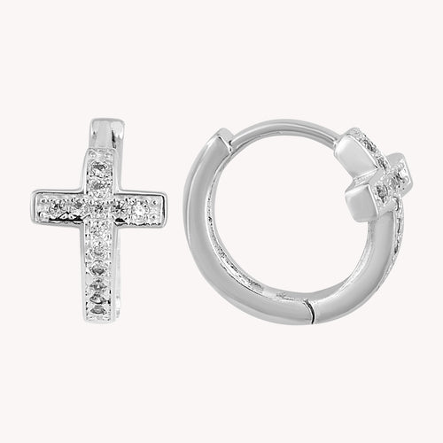 Arracada Huggie Cruz C/P PW025